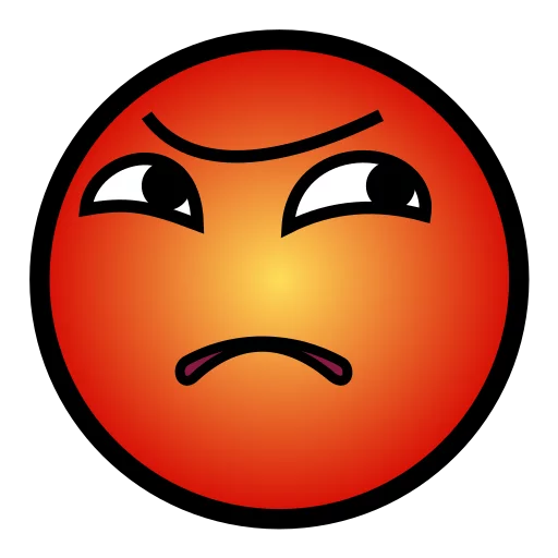😠 Стикер «Awesome Face» для Telegram