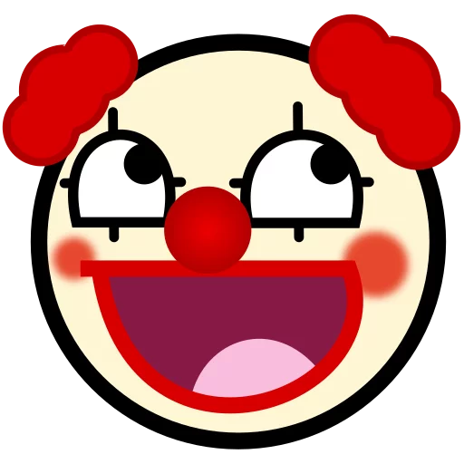 🤡 Стикер «Awesome Face» для Telegram