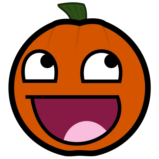 🎃 Стикер «Awesome Face» для Telegram