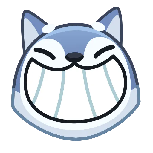 😁 Стикер «Wolf Awoo Emoji» для Telegram