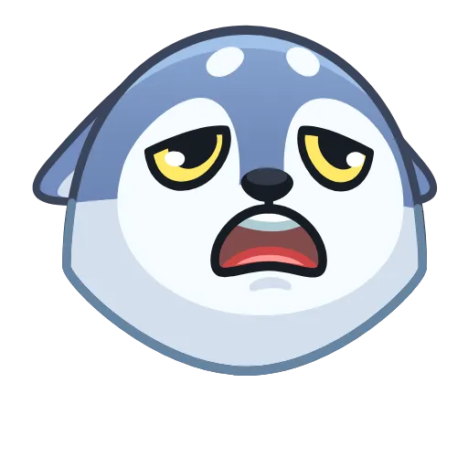 😫 Стикер «Wolf Awoo Emoji» для Telegram