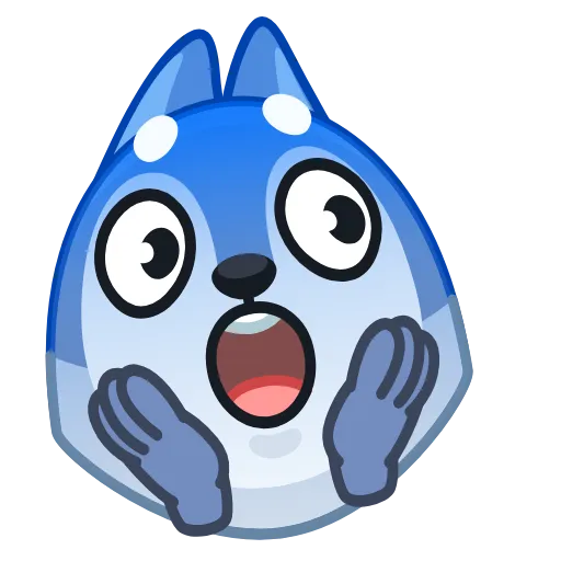 😨 Стикер «Wolf Awoo Emoji» для Telegram