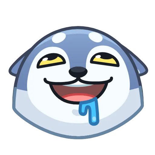 🤤 Стикер «Wolf Awoo Emoji» для Telegram