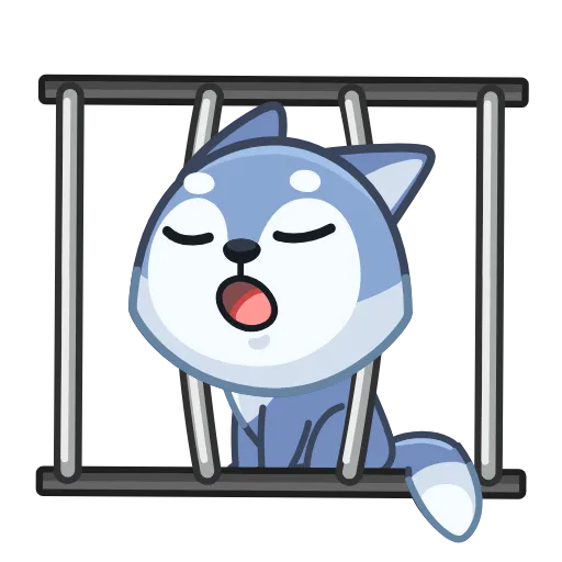 🔓 Стикер «Wolf Awoo Emoji» для Telegram