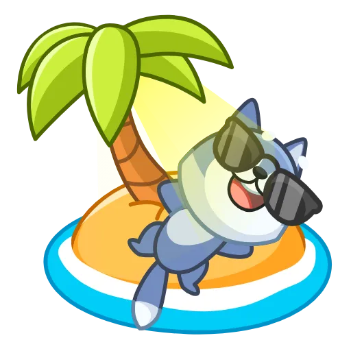 🏖 Стикер «Wolf Awoo Emoji» для Telegram