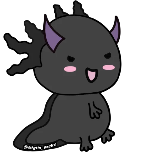 😈 Стикер «Axolote» для Telegram