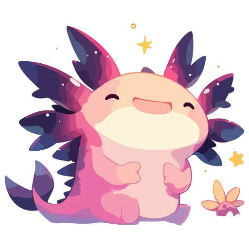 💕 Стикер «Axolotl» для Telegram