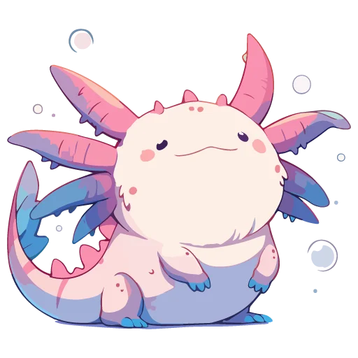 💕 Стикер «Axolotl» для Telegram