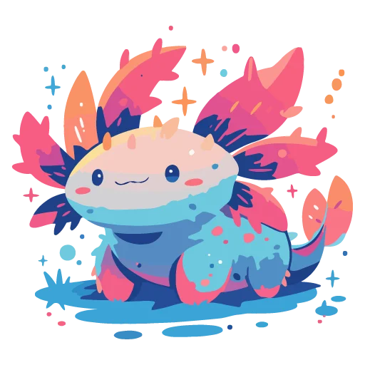 💕 Стикер «Axolotl» для Telegram