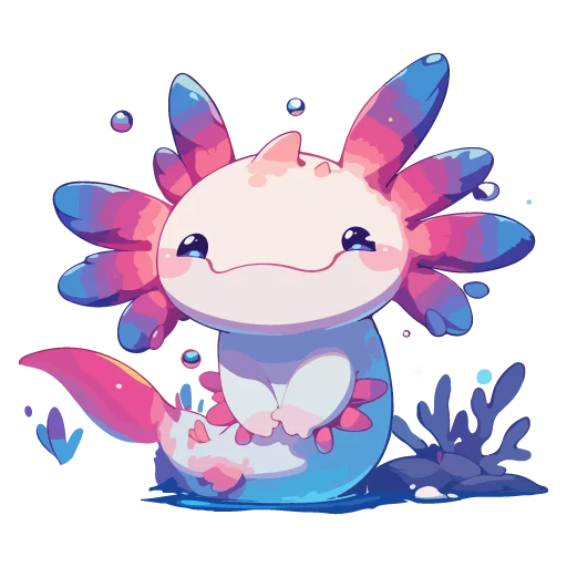 💕 Стикер «Axolotl» для Telegram
