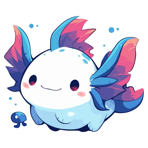 💕 Стикер «Axolotl» для Telegram