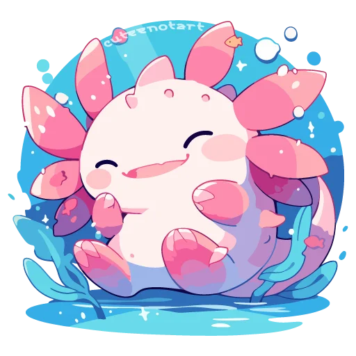 💕 Стикер «Axolotl» для Telegram