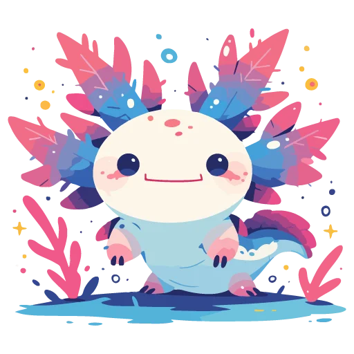 💕 Стикер «Axolotl» для Telegram