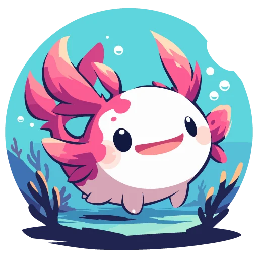 💕 Стикер «Axolotl» для Telegram