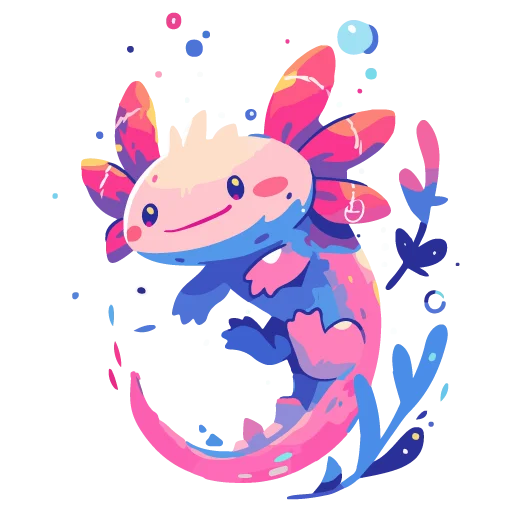 💕 Стикер «Axolotl» для Telegram