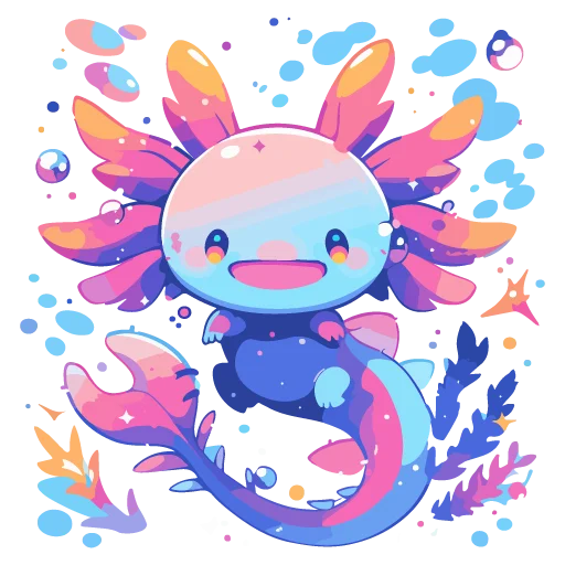 💕 Стикер «Axolotl» для Telegram