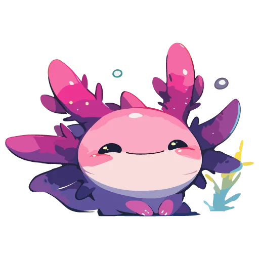 💕 Стикер «Axolotl» для Telegram
