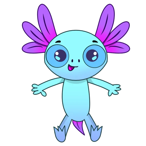 Стикерпак Axolotl Bep для Telegram — скачать