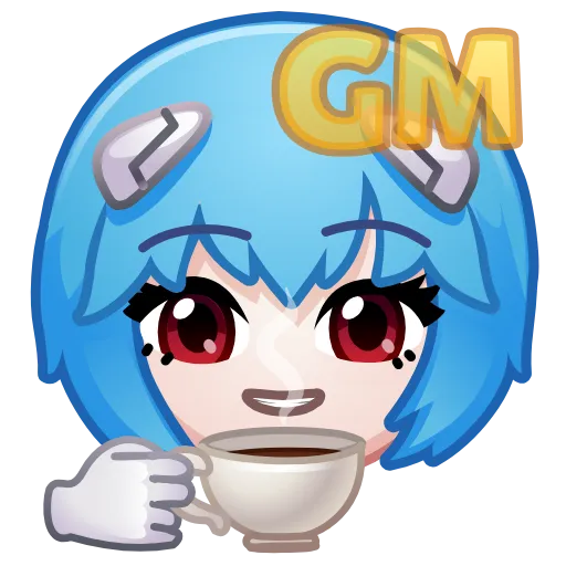 ✋ Эмодзи «Ayanami Rei» для Telegram