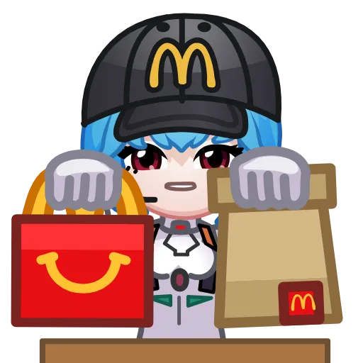 🍟 Эмодзи «Ayanami Rei» для Telegram