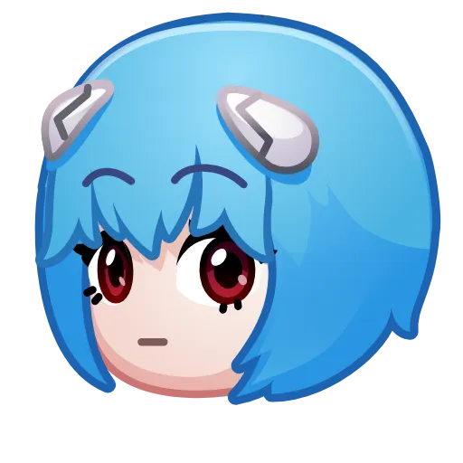 🫣 Эмодзи «Ayanami Rei» для Telegram