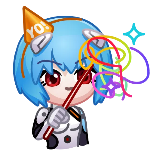 🧙‍♂️ Эмодзи «Ayanami Rei» для Telegram