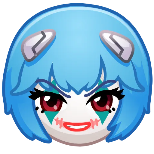 🤡 Эмодзи «Ayanami Rei» для Telegram