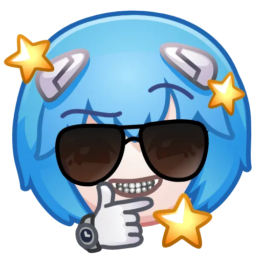 😎 Эмодзи «Ayanami Rei» для Telegram
