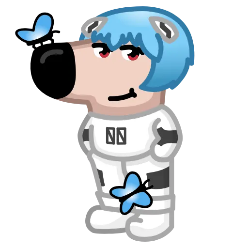 🧏‍♂️ Эмодзи «Milady Rei - Evangelion» для Telegram