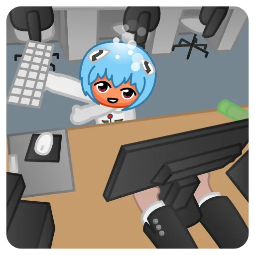 😡 Эмодзи «Milady Rei - Evangelion» для Telegram