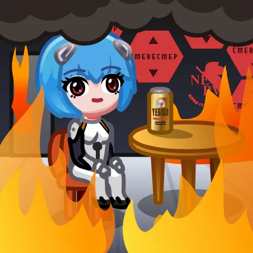 🔥 Стикер «Ayanami Rei» для Telegram