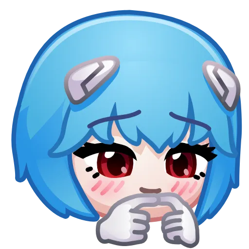 🥹 Стикер «Ayanami Rei» для Telegram