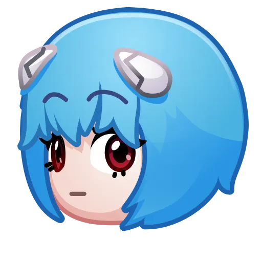 🫣 Стикер «Ayanami Rei» для Telegram