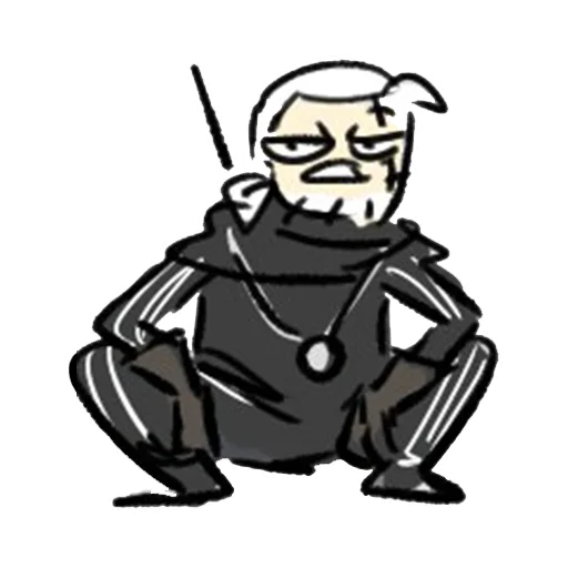 😐 Стикер «Ayej Witcher» для Telegram