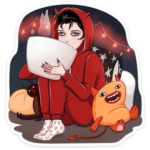 ⭐ Стикер «Азазель» для Telegram