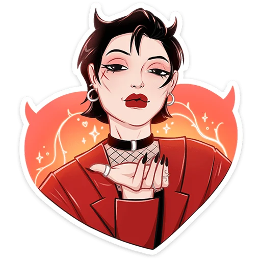 💋 Стикер «Азазель» для Telegram