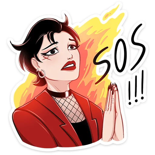 🙏 Стикер «Азазель» для Telegram