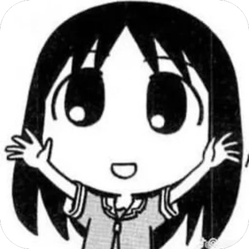 Стикерпак Brainrot Azumanga Daioh для Telegram — скачать