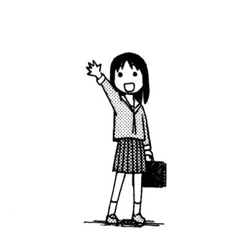Стикерпак Azumanga Daioh для Telegram — скачать