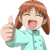 👾 Эмодзи «Azumanga Daioh Pt1» для Telegram