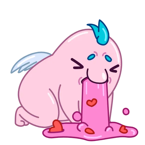 🤮 Эмодзи «Bad Cupid» для Telegram