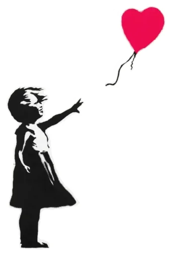 Стикерпак Banksy love для Telegram — скачать