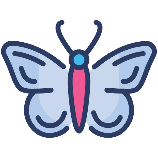 🤩 Эмодзи «Бабочки» для Telegram