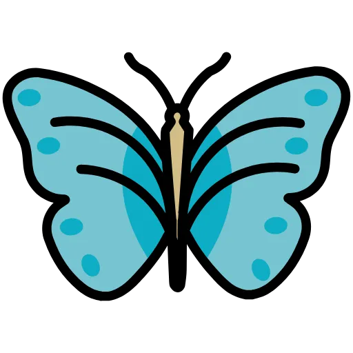 🤩 Эмодзи «Бабочки» для Telegram