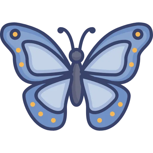🤩 Эмодзи «Бабочки» для Telegram
