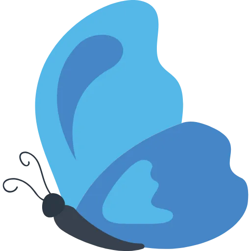 🤩 Эмодзи «Бабочки» для Telegram