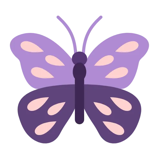 🤩 Эмодзи «Бабочки» для Telegram