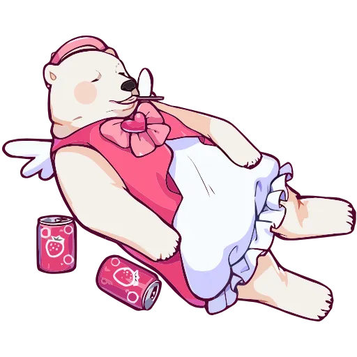 😮‍💨 Эмодзи «Мишка Малышка» для Telegram