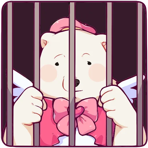 😕 Эмодзи «Мишка Малышка» для Telegram