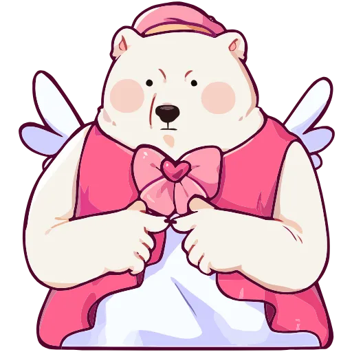 🥺 Эмодзи «Мишка Малышка» для Telegram